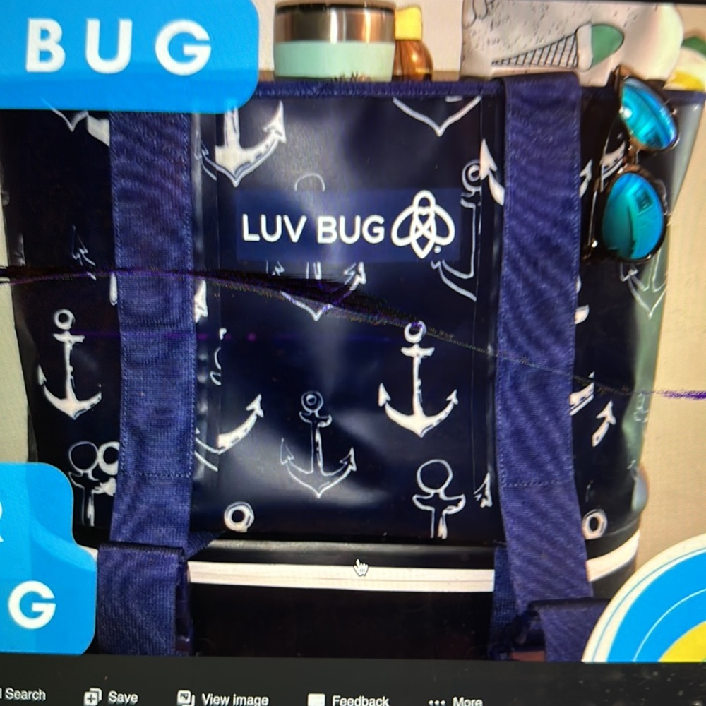 Not for Sale LUV BUG cooler tote